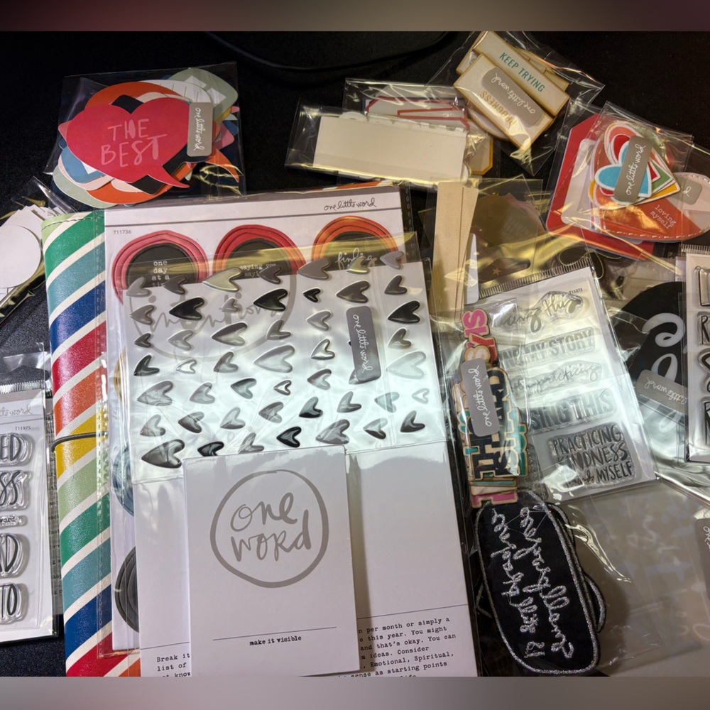 Ali Edwards One Little Word Scrapbook kit